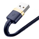 BASEUS CAFULE LIGHTNING CABLE 200CM NAVY BLUE/GOLD