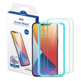 SZKŁO HARTOWANE ESR SCREEN SHIELD 2-PACK IPHONE 12/12 PRO CLEAR