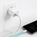 BASEUS SUPER SI NETWORK CHARGER PD20W + LIGHTNING CABLE WHITE