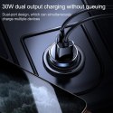 JOYROOM C-A08 2-PORT CAR CHARGER PD30W/QC3.0 BLACK