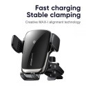 JOYROOM JR-ZS248 VENT CAR MOUNT WIRELESS CHARGER BLACK