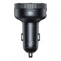 BASEUS CCLH-01 2-PORT CAR CHARGER + TRANSMITER FM BLACK