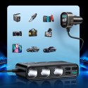 JOYROOM JR-CL06 MULTI-PORT USB CAR CHARGER PD154W/QC3.0 BLACK