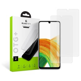 SZKŁO HARTOWANE GLASTIFY OTG+ 2-PACK GALAXY A33 5G CLEAR