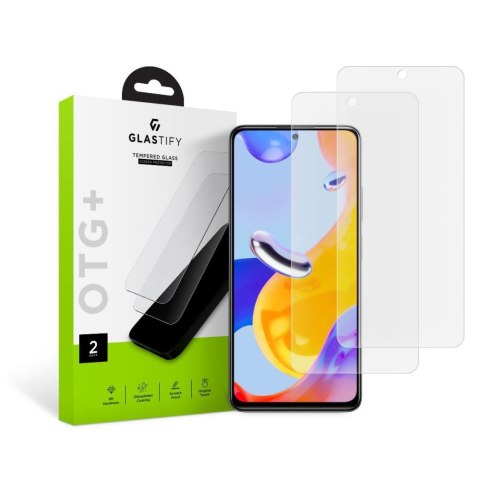 SZKŁO HARTOWANE GLASTIFY OTG+ 2-PACK XIAOMI REDMI NOTE 11 PRO / 11 PRO 5G CLEAR