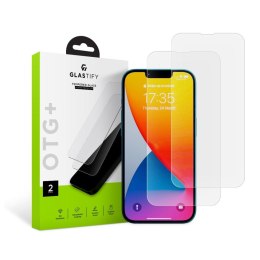 SZKŁO HARTOWANE GLASTIFY OTG+ 2-PACK IPHONE 13 / 13 PRO / 14 CLEAR