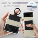 WHITESTONE CLEAR CASE RING GALAXY Z FLIP 4 BLACK