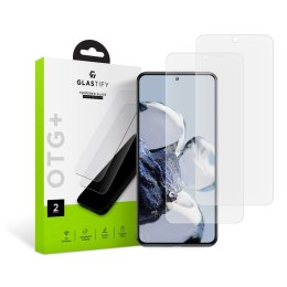 SZKŁO HARTOWANE GLASTIFY OTG+ 2-PACK XIAOMI 12T / 12T PRO CLEAR