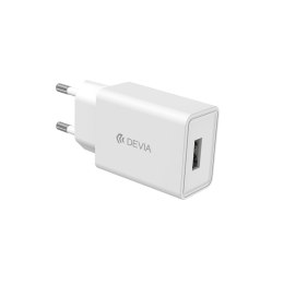 Devia ładowarka sieciowa Smart 1x USB 2A biała