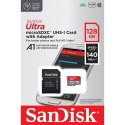 Sandisk karta pamięci Ultra Android microSDXC 128GB 140MB/s A1 Cl.10 UHS-I + adapter
