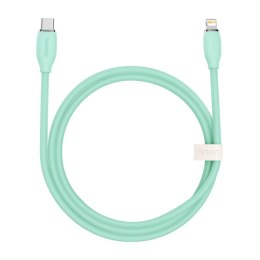 Baseus kabel Jelly Liquid PD USB-C - Lightning 1,2 m zielony 20W
