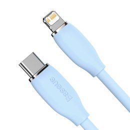 Baseus kabel Jelly Liquid PD USB-C - Lightning 2 m niebieski 20W