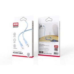 XO kabel NB208A PD USB-C - Lightning 1,0m 20W niebieski