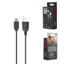 Maxlife kabel USB - microUSB 3,0 m 2A czarny