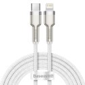 Baseus kabel Cafule Metal PD USB-C - Lightning 2,0 m biały 20W