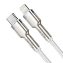 Baseus kabel Cafule Metal PD USB-C - Lightning 2,0 m biały 20W