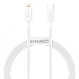 Baseus kabel Superior PD USB-C - Lightning 1,0 m biały 20W