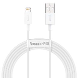 Baseus kabel Superior USB - Lightning 2,0 m 2,4A biały