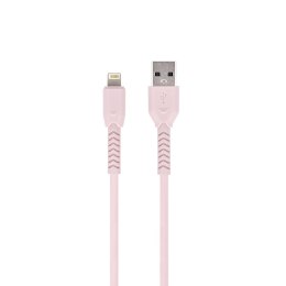 Maxlife kabel MXUC-04 USB - Lightning 1,0 m 3A różowy
