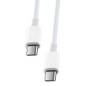 Maxlife kabel MXUC-05 USB-C - USB-C 1,0 m 20W biały