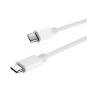 Maxlife kabel MXUC-05 USB-C - USB-C 1,0 m 20W biały