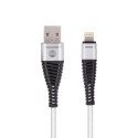 Forever kabel Shark USB - Lightning 1,0 m 2A biały