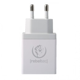 Rebeltec ładowarka sieciowa H400 Turbo QC 3.0 4x USB biała