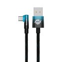 Baseus kabel MVP 2 Elbow USB - USB-C 1,0 m 100W czarno-niebieski