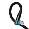 Baseus kabel MVP 2 Elbow USB - USB-C 1,0 m 100W czarno-niebieski