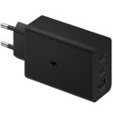 Samsung ładowarka sieciowa EP-T6530NBEGEU 65W PA Trio w/o 2 x USB-C, 1 x USB czarna