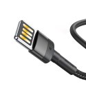 Baseus kabel Cafule USB - Lightning 2,0 m 1,5A szaro-czarny dwustronne USB