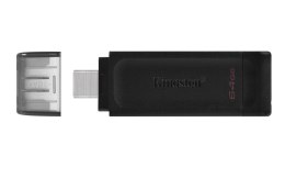 Kingston pendrive 64GB USB-C DT70 czarny