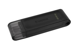 Kingston pendrive 64GB USB-C DT70 czarny