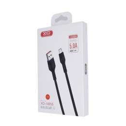 XO kabel NB55 USB - microUSB 1,0 m 5A czarny