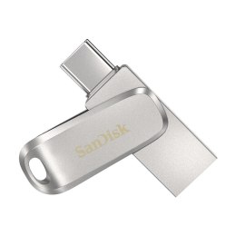 SanDisk pendrive 64GB USB-C Ultra Dual Drive Luxe 150 MB/s metalowy