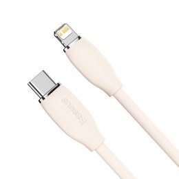 Baseus kabel Jelly Liquid PD USB-C - Lightning 2 m różowy 20W