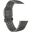 Devia pasek Deluxe Sport Mesh do Fitbit Charge 3 / Charge 4 gray S