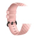 Devia pasek Deluxe Sport do Fitbit Charge 3 / Charge 4 pink L