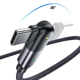 XO kabel NB176 USB - USB-C 2.4A 1,2m czarny ruchome złącze