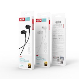 XO słuchawki przewodowe EP33 jack 3,5mm dokanałowe białe