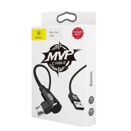 Baseus kabel MVP Elbow USB - microUSB 2,0 m 1,5A czarny