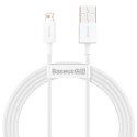 Baseus kabel Superior USB - Lightning 1,5 m 2,4A biały