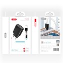 XO ładowarka sieciowa L57 2x USB 2,4A czarna + kabel Lightning