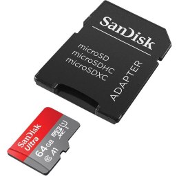 SanDisk karta pamięci 64GB SDXC Ultra kl. 10 UHS-I 120 MB/s