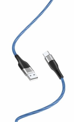 ŻXO kabel NB158 USB - USB-C 1,0 m 2,4A niebieski