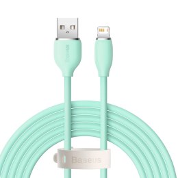 Baseus kabel Jelly Liquid USB - Lightning 2 m 2,4A zielony