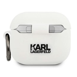 Karl Lagerfeld etui do Airpods 3 KLACA3SILCHWH białe Silicone Choupette
