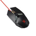 Maxlife Gaming mysz przewodowa MXGM-200 800/1000/1600/2400 DPI 1,8 m czarna