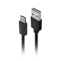 Forever ładowarka samochodowa M02 1x USB 2A czarna + kabel microUSB