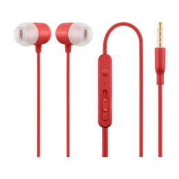 Acme Europe słuchawki przewodowe HE21R dokanałowe z mikrofonem czerwone